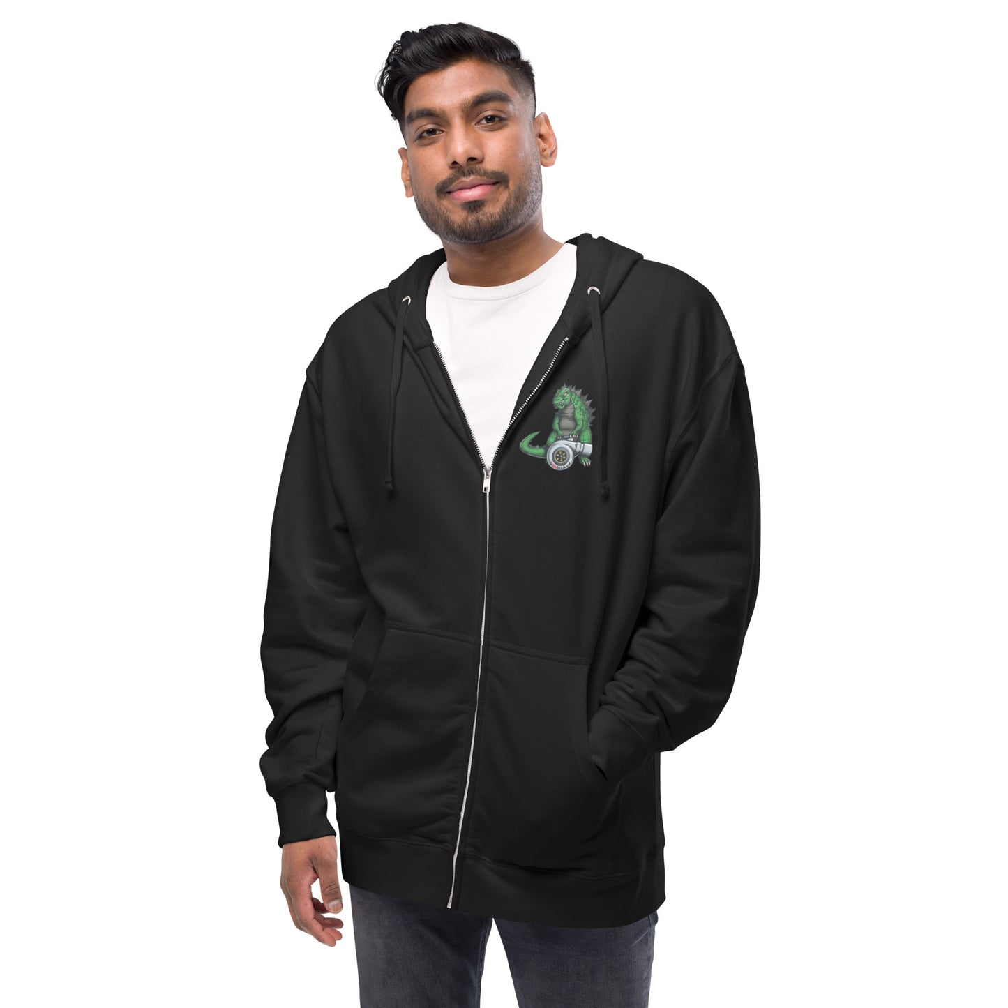 GoodeZilla Unisex fleece zip up hoodie