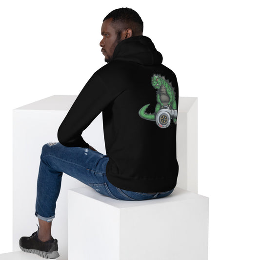 Goodezilla Turbo Pullover Hoodie - Back Design